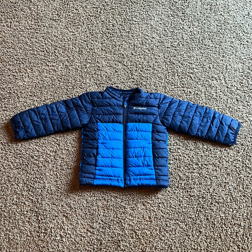 Columbia Kids Blue and Navy Puffer Jacket